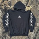 Contrast Skull Print Hoodie