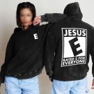 Jesus Rated E For Everyone Unisex Washed Hoodie
