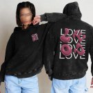 Love Unisex Washed Hoodie