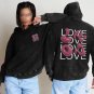 Love Unisex Washed Hoodie