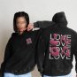 Love Unisex Washed Hoodie