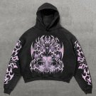Personalized Street Print Washed Cotton Men'S Hoodie