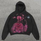 Arrogant Skull Print Long Sleeve Hoodie
