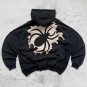 Spider Web Pattern Stylish Street Hoodie