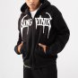 The Light Side Saint Vinik Cross Appliqu&Atilde;&copy; Full Zip Hoodie