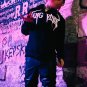 The Light Side Saint Vinik Cross Appliqu&Atilde;&copy; Full Zip Hoodie