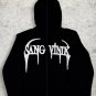 The Light Side Saint Vinik Cross Appliqu&Atilde;&copy; Full Zip Hoodie