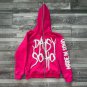 PASY SOHO Puff Print Fleece Full Zip Up Hoodie