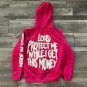 PASY SOHO Puff Print Fleece Full Zip Up Hoodie