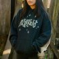 Morbid Printed Fleece-lined Long Sleeve Hoodie