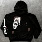 Personalized Skull Skeleton Foam Print Casual Men'S Hoodie
