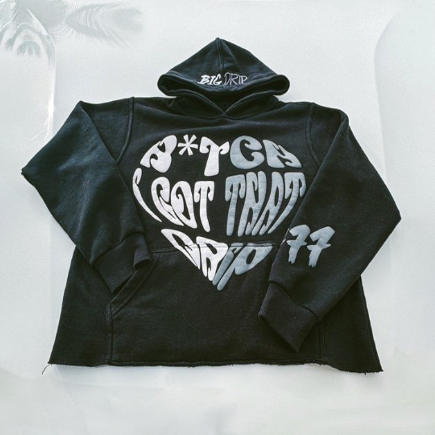 I Got That Drip Black Hoodie