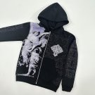 Personalized Cross Angel Girl Print Men'S Zipper Hoodie