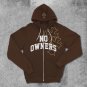 Faith Cross Puff Print Long Sleeve Fleece-lined Zip-ups Hoodie