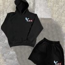 Peace Dove x “You’re Lost Without Me” Print Fleece-lined Hoodie And Shorts Co-Ord