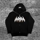 Street Full Zip Up Long Sleeve Fleece-Lined Hoodie