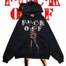 F**k Off Long Sleeve Fleece-lined Hoodie