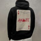 Card Ace Of Hearts Printing Long Sleeve Hoodie