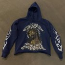 Jesus Print Loose Hoodie