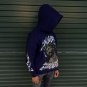 Jesus Print Loose Hoodie