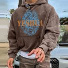 Washed Personalized Casual Printed Hoodie