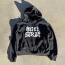 Vintage Puff Print Casual Hoodie