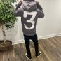 Personalized Contrasting Color 3-Face Foam Printed Hoodie