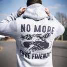 No More Fake Friends Print Hoodie