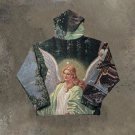 Artistic Guardian Angel Print Fashion Trendy Long-Sleeved Hoodie