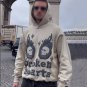 Broken Heart Print Hoodie