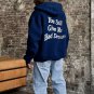 You Still Give Me Bad Dreams Print Fleece-Lined Hoodie