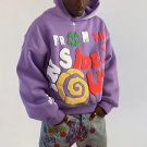 Skull Inside Out Loose Long Sleeve Hoodie