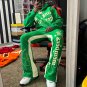 Retro Street Punk Graphic Hoodie & Flared Sweatpants