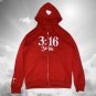 3:16 Zip Up Hoodie