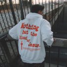 Nothing But The Blood Of Jesus Print Hoodie