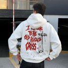 I Will Cling To The Old Rugged Cross Print Fleece-lined Hoodie