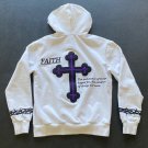 Faith Long Sleeve Fleece-lined Zip-ups Hoodie