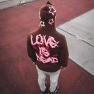 Love Is Dead Puff Print Hoodie