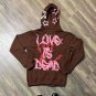Love Is Dead Puff Print Hoodie