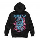 Blossom Dragon Print Hoodie