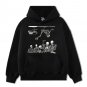 Die Lit Skull Print Loose Hoodie