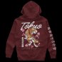 Bengal Maroon Print Hoodie