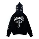 Christan Belief Puff Printed Letters Hood Hoodie