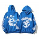 Retro Street Art Graphic Pocket Front Thermal Hoodie