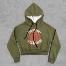 Heroes Printed Long Sleeve Short Hoodie