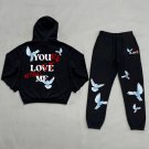 Peace Dove x YLWM V2 Fleece-lined Tracksuit Two Piece Set