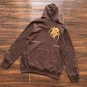 Brown Spider Web Punk Hoodie