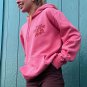 ""You Deserve To Be Loved"" Pink Hoodie