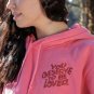 ""You Deserve To Be Loved"" Pink Hoodie