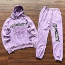 Spider 555555 Print Punk Tracksuit Two Piece Set